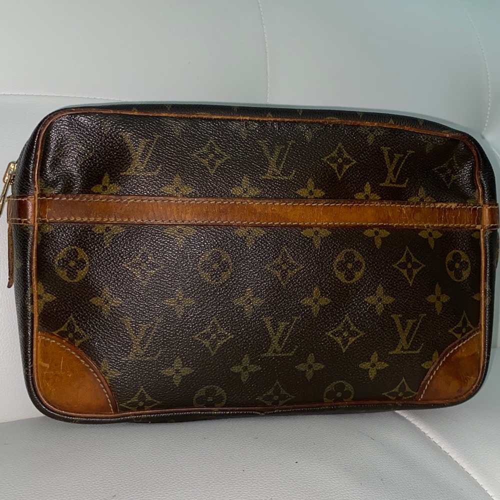 Authentic Louis Vuitton Vintage Monogram Cosmetic Bag